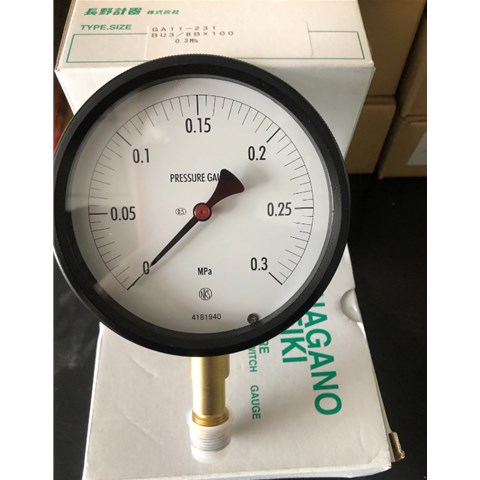 NKS长野计器密闭型压力表BA10-121/BA10-123/BA10-223/BA10-271/BA10-221/BA10-171
