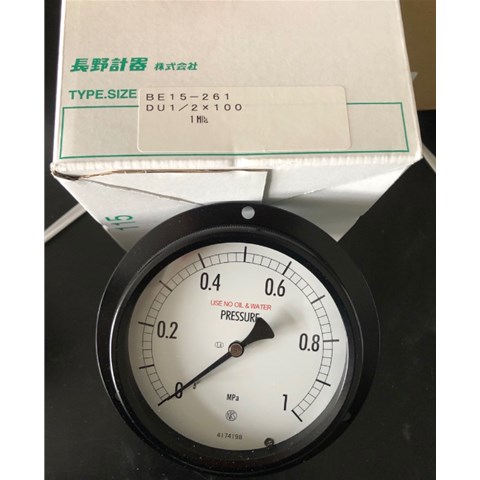 NKS长野计器密闭型压力表BC10-231/BC10-231/BC10-233/BC10-281/BC10-281/BC10-283