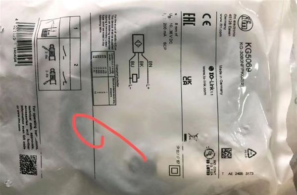 IFM易福门传感器KG5069  IFM易福门传感器KG5067