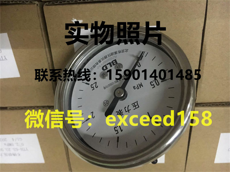 布莱迪BLD压力表YTH-63.Z0  0-2.5MPA