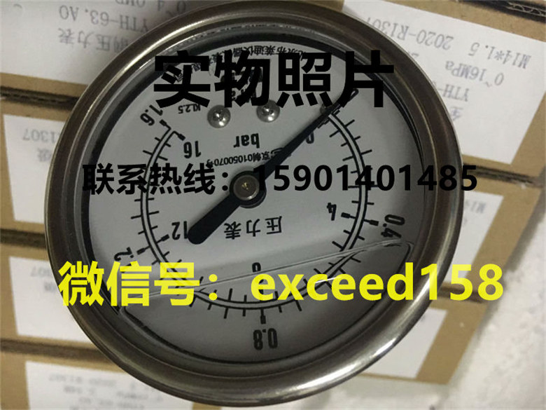 布莱迪BLD压力表YTHN-63.ZO  0-1.6MPA11