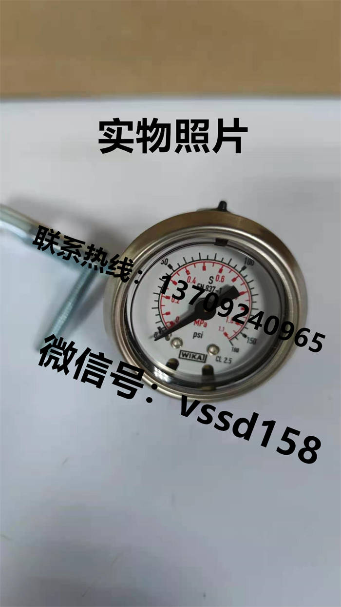 德国威卡WIKA 压力表压力传感器 113.53.040 160PSI  (3)