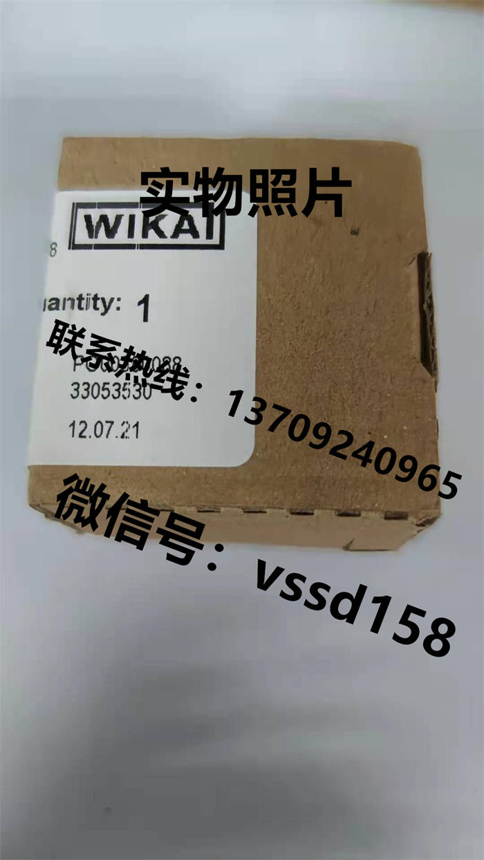 德国威卡WIKA 压力表压力传感器 113.53.040 160PSI  (1)