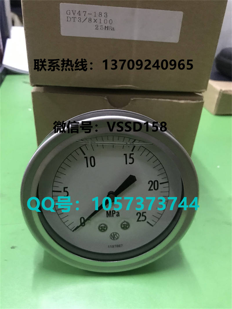 长野NKS.NAGANO KEIKI 压力表GV47-183   0-25MPA (11)