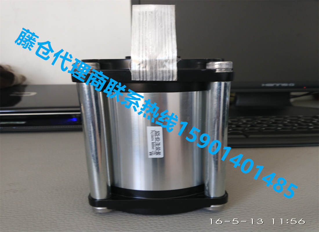 藤仓FUJIKURA低摩擦单动气缸 SCS-63-78-S0-B0 张力控制气缸 (2)