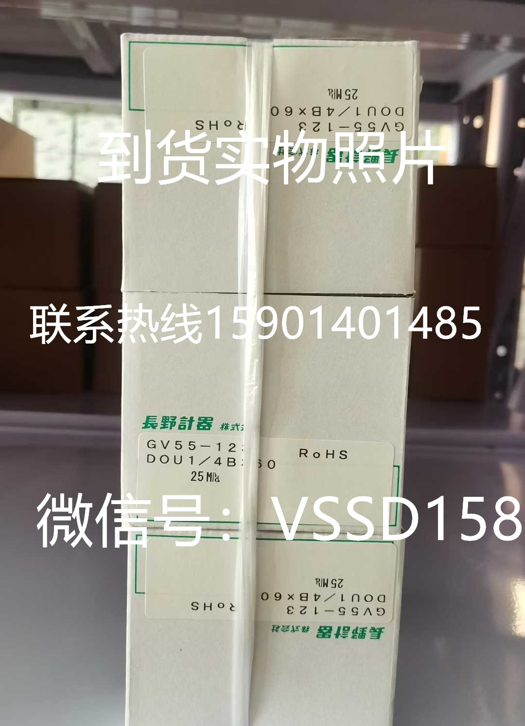 NKS长野计器压力表：GV55-123-4000000XXXX0（0~25MPA)