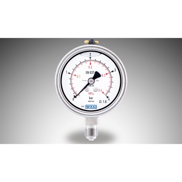 威卡WIKA 全不锈钢波登管压力表 232.50.100 径向 G1/2