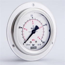 威卡WIKA 全不锈钢波登管压力表 232.50.100 轴向前带边 M20X1.5