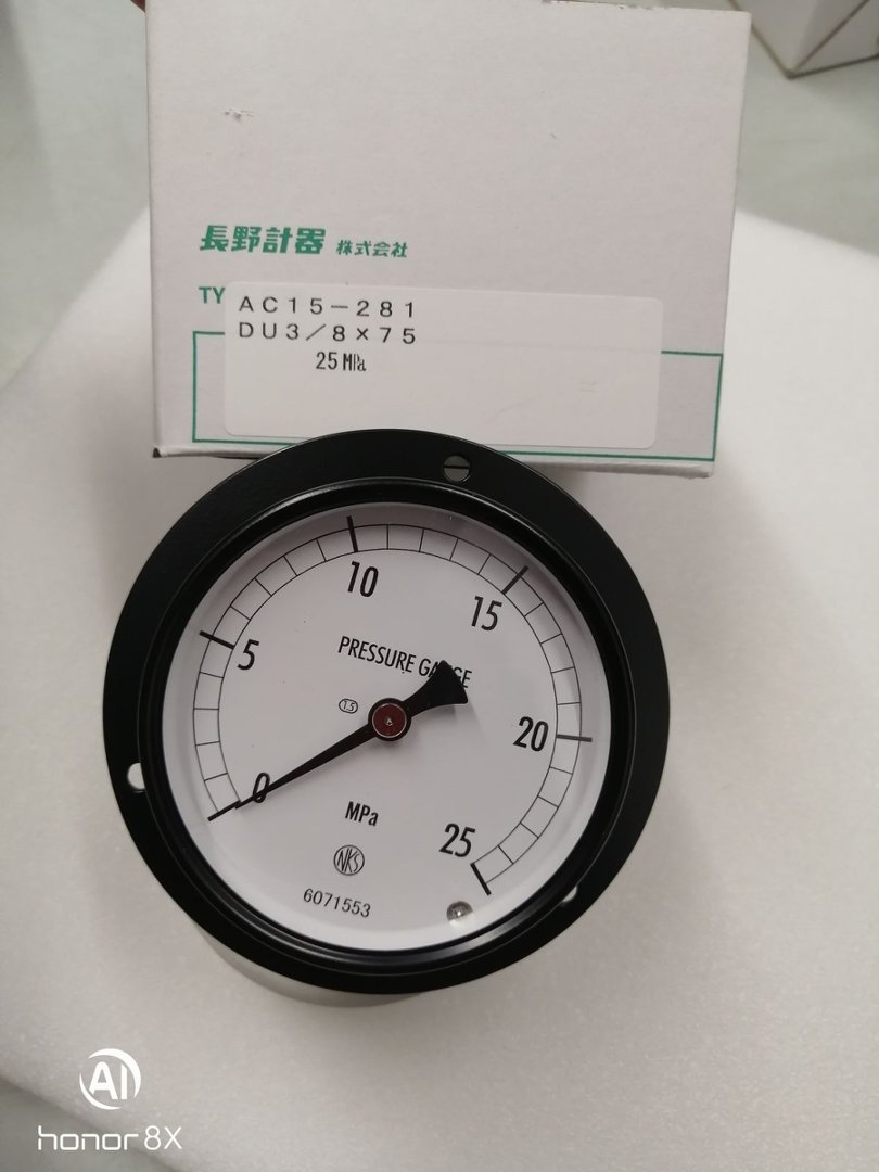 长野NKS压力表AC15-281500001XXXJ0  0-25mpa