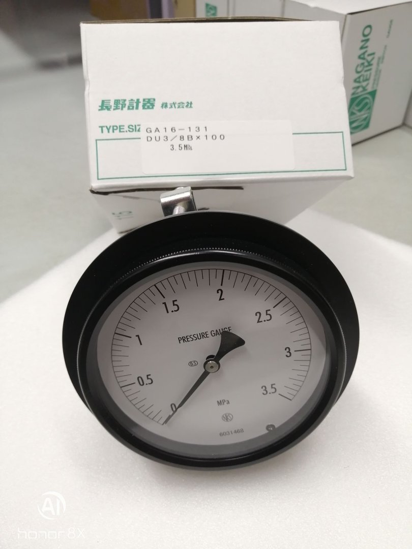 长野NKS压力表GA16-131-2140000XXXJ0  0-3.5MPA
