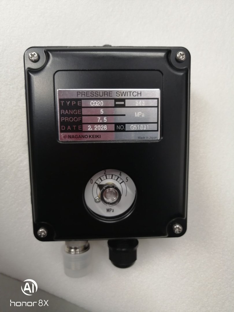 NAGANO长野计器NKS压力开关CQ20-343-5A0100XXXXX0(0-5MPa)