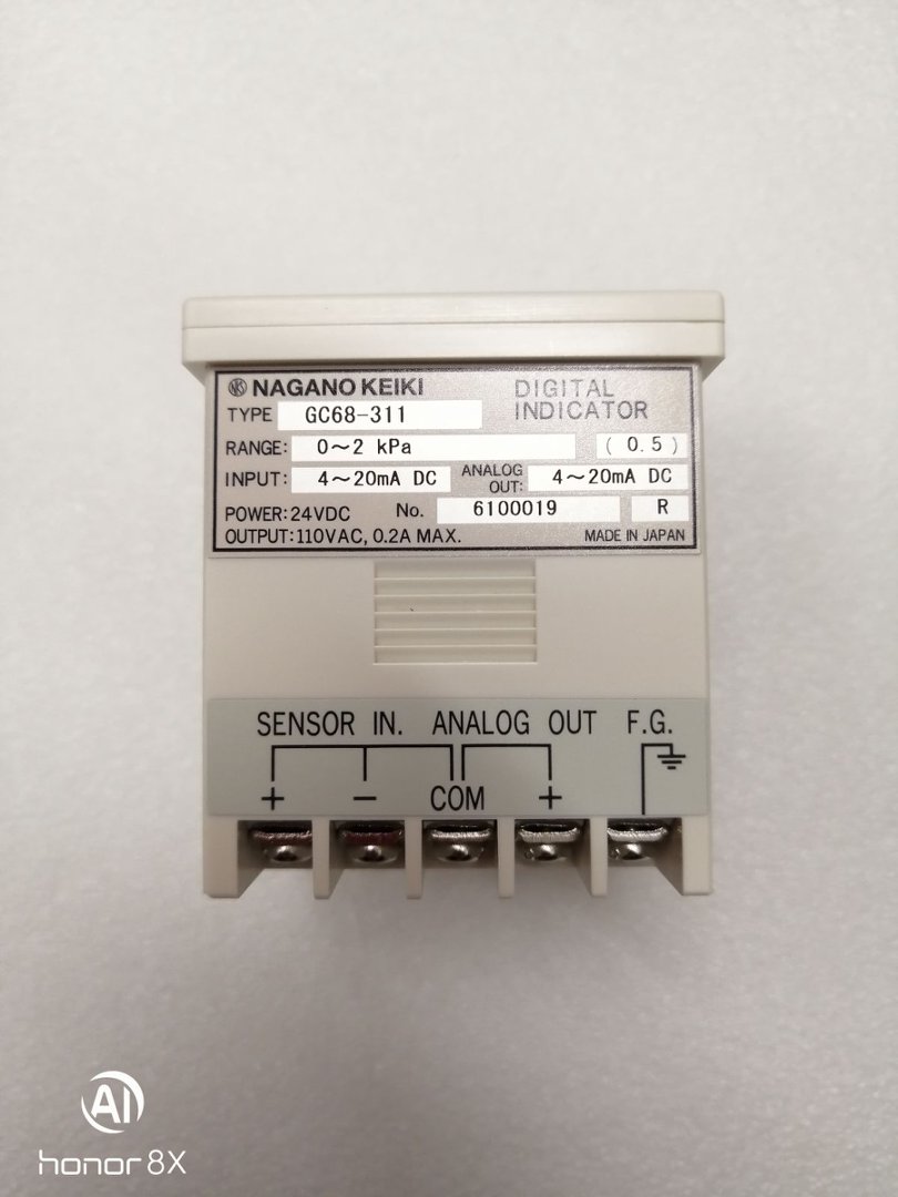 NKS长野计器NAGANO KEIKI显示器GC68-211 GC68-281GC62-31120P21XXXXXX10~10kPa (2)