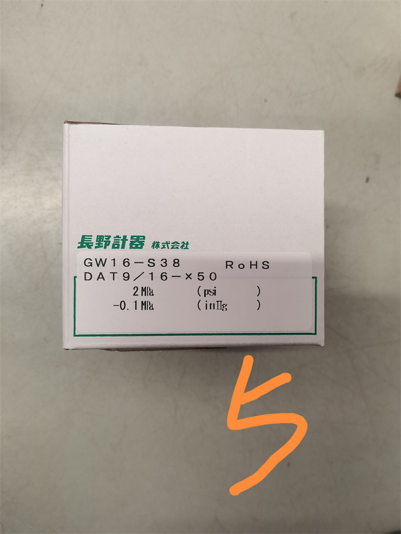 NKS长野计器14 背接轴向VCR气体压力表GW16-S38高纯工艺特气压力表GW16-S38 （-30inhg-300psi） (1)