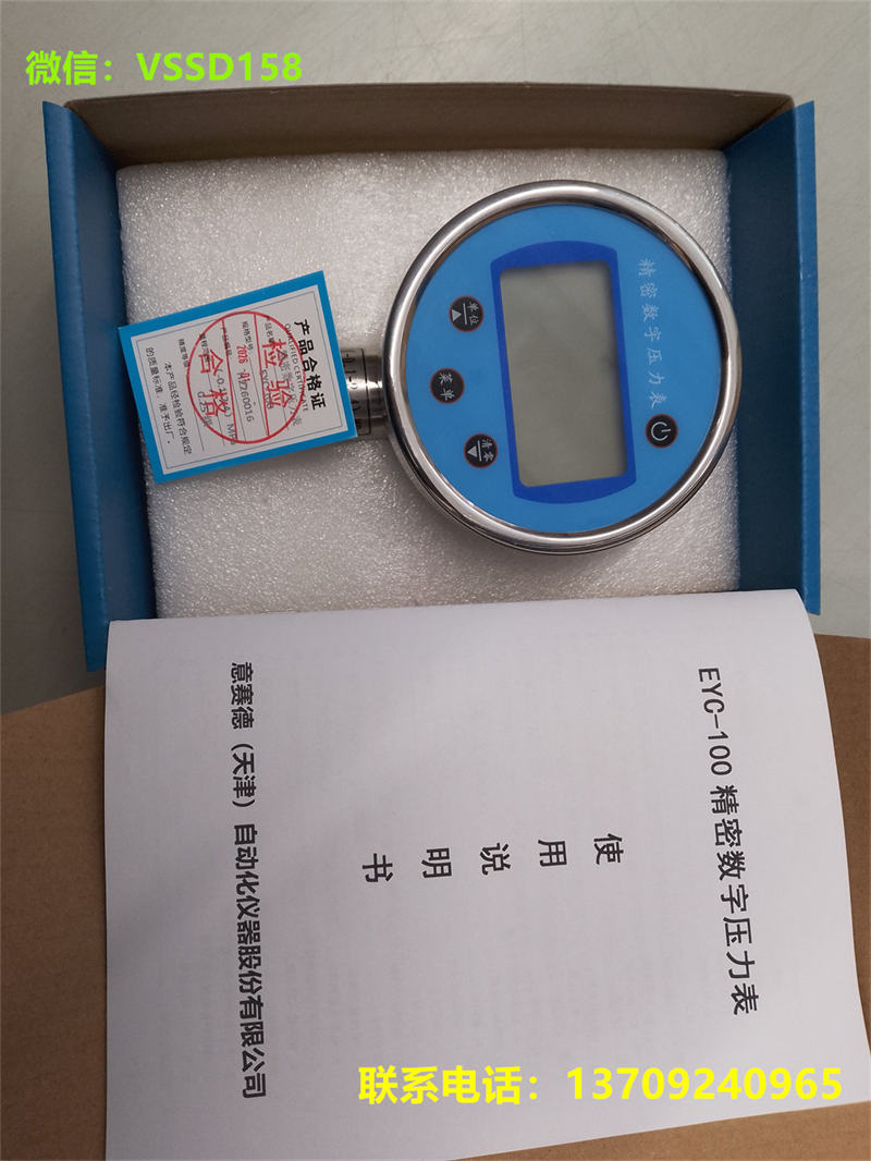 EXCEED意赛德精密数显表EYC-100 (0.25% -0.1-2.4MPA) 12NPTM (2)