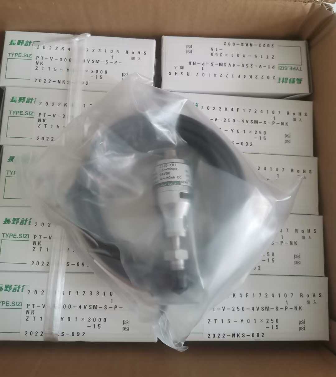 NAGANO KEIKI长野特气压力变送器ZT15-Y01  -15~250PSI     ZT11-DNE (3)